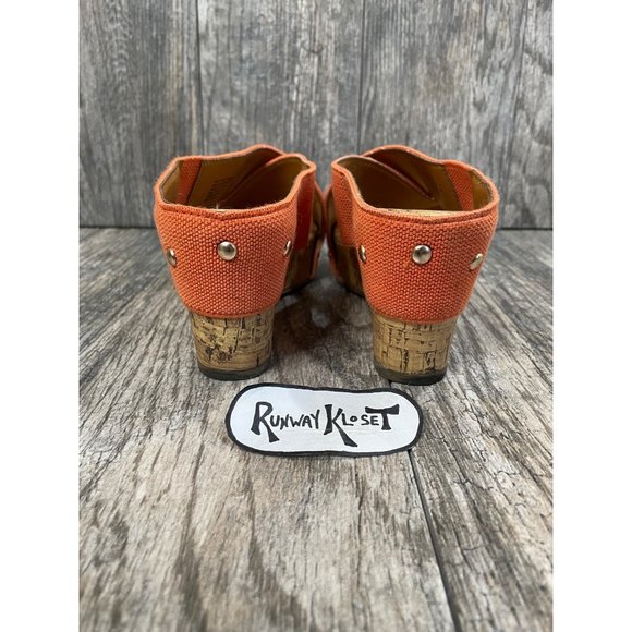 STYLE & CO Womens Open Toe Leather Slip On Platform Wedge Sandals Cork Size 6 - Picture 4 of 12